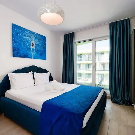 Pool & Mamaia Nord Langa Plaja Apartmán